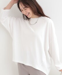 【洗濯機可/UV/綿100%】体型カバーが叶う ゆるトップス