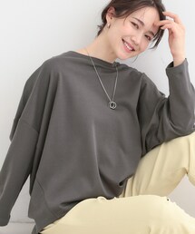 【洗濯機可/UV/綿100%】体型カバーが叶う ゆるトップス