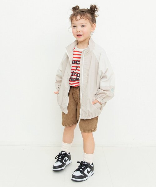 BREEZE(ブリーズ)の「カラーデニムハーフパンツ(デニムパンツ・キッズ・ベージュ/ブラック/ブルー/ミント/オレンジ/ピンク・150/140/120/100/90/130/110)」の8枚目の写真