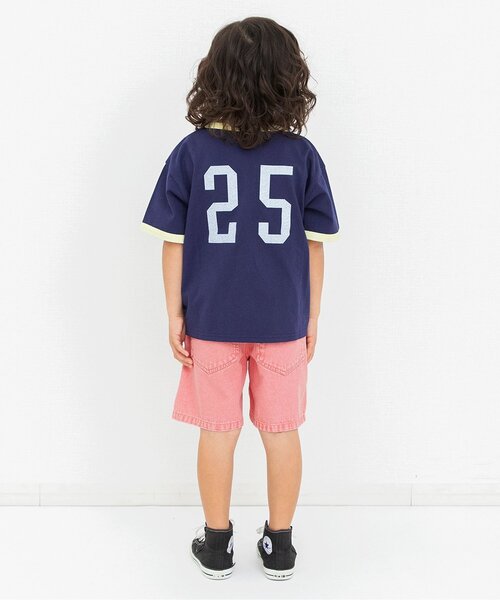 BREEZE(ブリーズ)の「カラーデニムハーフパンツ(デニムパンツ・キッズ・ベージュ/ブラック/ブルー/ミント/オレンジ/ピンク・150/140/120/100/90/130/110)」の13枚目の写真