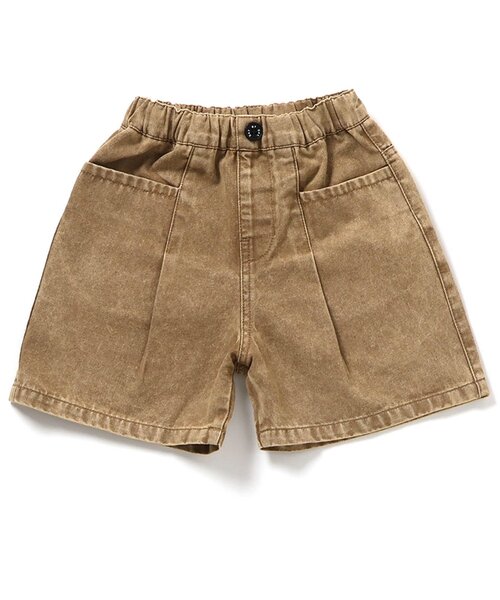 BREEZE(ブリーズ)の「カラーデニムハーフパンツ(デニムパンツ・キッズ・ベージュ/ブラック/ブルー/ミント/オレンジ/ピンク・150/140/120/100/90/130/110)」の21枚目の写真