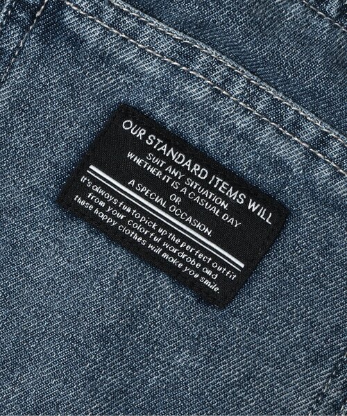 BREEZE(ブリーズ)の「カラーデニムハーフパンツ(デニムパンツ・キッズ・ベージュ/ブラック/ブルー/ミント/オレンジ/ピンク・150/140/120/100/90/130/110)」の22枚目の写真