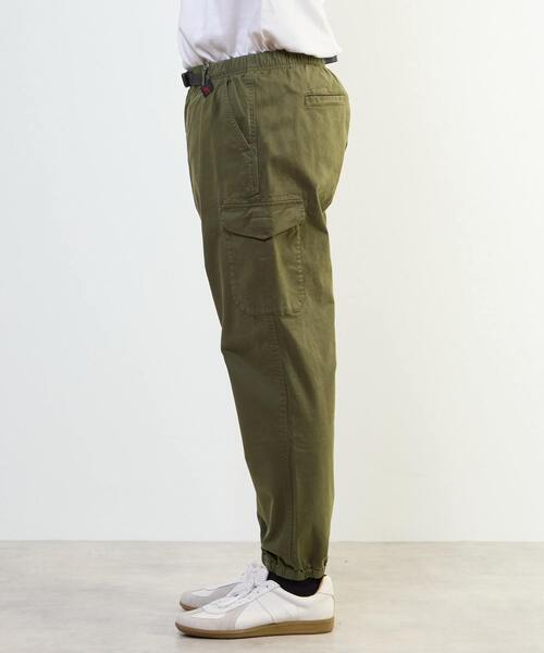 MEN'S MELROSE（メンズメルローズ）の「【Gramicci/グラミチ】NN-CARGO JOGGER PANT | GMP4-FJP01（カーゴパンツ・メンズ・オリーブ/ブラック・4/5/3）」の3枚目の写真