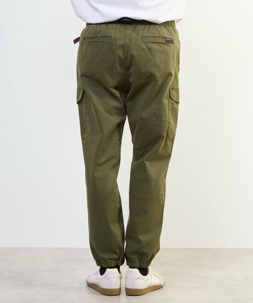 MEN'S MELROSE（メンズメルローズ）の「【Gramicci/グラミチ】NN-CARGO JOGGER PANT | GMP4-FJP01（カーゴパンツ・メンズ・オリーブ/ブラック・4/5/3）」の4枚目の写真