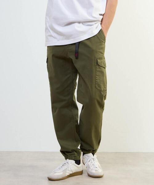 MEN'S MELROSE（メンズメルローズ）の「【Gramicci/グラミチ】NN-CARGO JOGGER PANT | GMP4-FJP01（カーゴパンツ・メンズ・オリーブ/ブラック・4/5/3）」の13枚目の写真