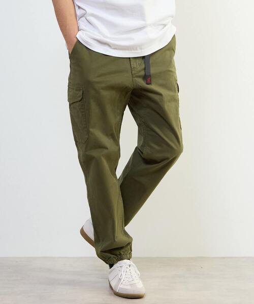 MEN'S MELROSE（メンズメルローズ）の「【Gramicci/グラミチ】NN-CARGO JOGGER PANT | GMP4-FJP01（カーゴパンツ・メンズ・オリーブ/ブラック・4/5/3）」の14枚目の写真