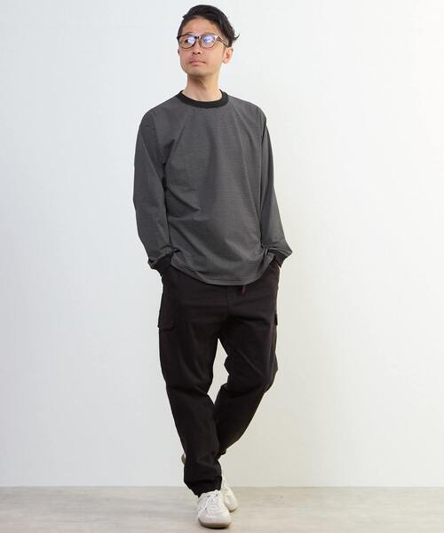 MEN'S MELROSE（メンズメルローズ）の「【Gramicci/グラミチ】NN-CARGO JOGGER PANT | GMP4-FJP01（カーゴパンツ・メンズ・オリーブ/ブラック・4/5/3）」の21枚目の写真
