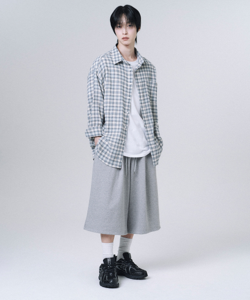 MOOVN(ムブン)の「サマーリンクルチェックシャツブルー(シャツ/ブラウス・メンズ・その他・LARGE/MEDIUM/SMALL)」の10枚目の写真