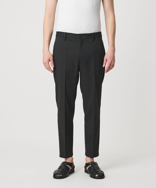 BEAUTY&YOUTH UNITED ARROWS（ビューティーアンドユースユナイテッドアローズ）の「【WEB限定 WARDROBE SMART】フラックスライク テーパード アンクルパンツ【吸水速乾・UVカット】（スラックス・メンズ・モカ/ダークグレー/ブラック・L/M/S/XL）」の16枚目の写真