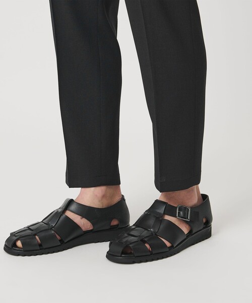BEAUTY&YOUTH UNITED ARROWS（ビューティーアンドユースユナイテッドアローズ）の「【WEB限定 WARDROBE SMART】フラックスライク テーパード アンクルパンツ【吸水速乾・UVカット】（スラックス・メンズ・モカ/ダークグレー/ブラック・L/M/S/XL）」の22枚目の写真