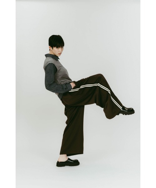 Knuth Marf（クヌースマーフ）の「zip-up track pants(unisex)（その他パンツ・レディース・ブラック/ブラウン/ブルー系その他2・X-SMALL/SMALL/MEDIUM）」の14枚目の写真