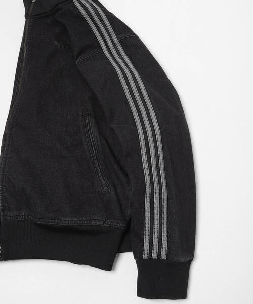 URBAN RESEARCH Sonny Label（アーバンリサーチサニーレーベル）の「adidas　DENIM FIREBIRD TRACK TOP（ブルゾン・メンズ・ブラック・LARGE/MEDIUM）」の4枚目の写真