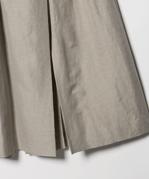 6（ロク）の「＜6(ROKU)＞麻ブレンド ロングスカート（スカート・レディース・ベージュ/ブラック・36/38）」の14枚目の写真