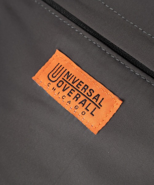 UNIVERSAL OVERALL（ユニバーサルオーバーオール）の「【94】【UNIVERSAL OVERALL/ユニバーサルオーバーオール】ワンポイントロゴ ピスネームタグデザイン ビッグヒップバッグ/ウエストバック/12L（ショルダーバッグ・レディース・ブラック/カーキ/チャコールグレー・FREE）」の8枚目の写真