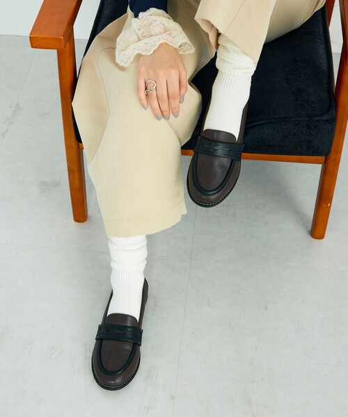 fredy emue（フレディエミュ）の「ソールステッチローファー（その他シューズ・レディース・ブラック/ブラウン系その他・24.5/24/23.5/23）」の8枚目の写真