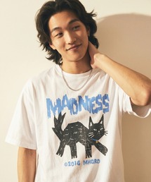 『mahagrid/マハグリッド』MADNESS CAT TEE/マッドネス キャット Tシャツ