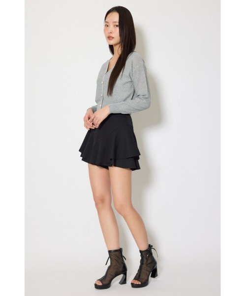 rienda（リエンダ）の「柄編みシアーカーディガン　春服（カーディガン/ボレロ・レディース・パープル/ホワイト/グレー・FREE）」の14枚目の写真