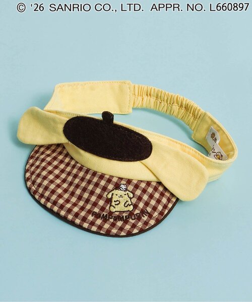 sanrio（サンリオ）の「サンリオキャラクターズ いろいろスポーツ帽子（キャップ・キッズ・レッド/クリーム・50/48）」の2枚目の写真