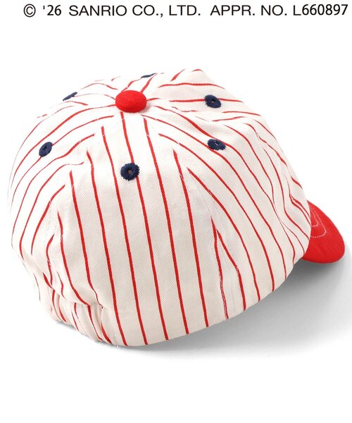 sanrio（サンリオ）の「サンリオキャラクターズ いろいろスポーツ帽子（キャップ・キッズ・レッド/クリーム・50/48）」の9枚目の写真