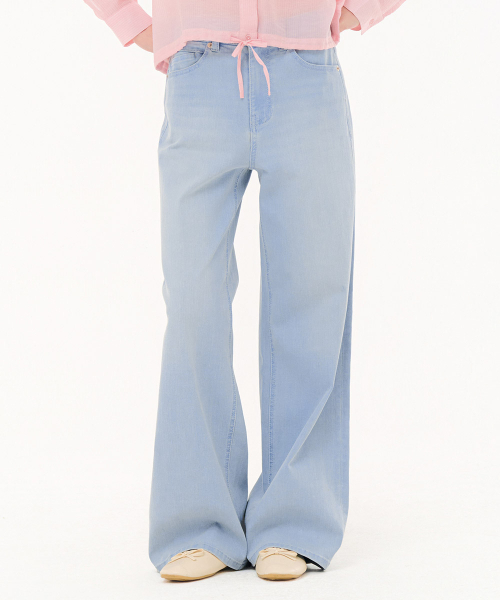 CHASECULT(チェイスカルト)の「レディース ウォッシング ワイドエージングパンツ-FBRG2373C0D(デニムパンツ・レディース・ブルー・70/76/74/67)」の4枚目の写真