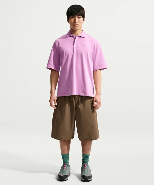 NIKE(ナイキ)の「ナイキ スポーツウェア クラブ メンズ ジャージー ポロ / Nike Sportswear Club Men's Jersey Polo IF0732-503 Light Magenta(ポロシャツ・メンズ・パープル系その他2・2XL/XL/S/L/M)」の4枚目の写真