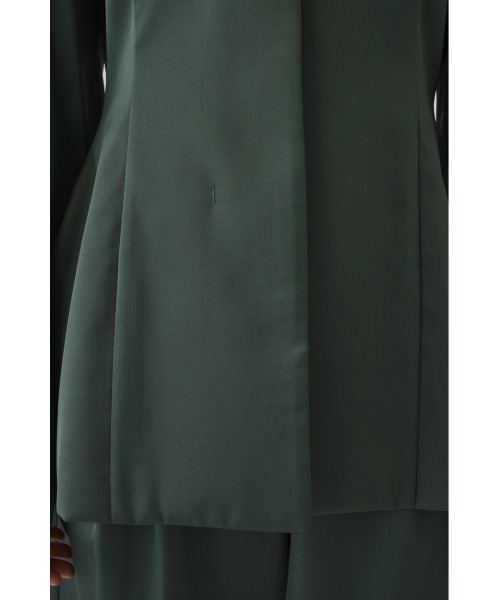 RIM.ARK(リムアーク)の「Hidden detail curve jacket ヒドゥン ディテール カーブ ジャケット(テーラードジャケット・レディース・グリーン/ブラック・36/38)」の13枚目の写真