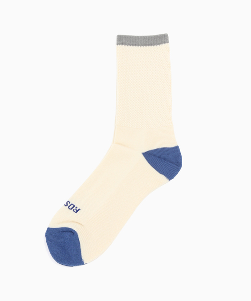 ROSTER SOX(ロスターソックス)の「ROSTER SOX/ロスターソックス 別注 3トーンソックス(ソックス/靴下・メンズ・ホワイト/アイボリー/ホワイト系その他・MEDIUM/LARGE)」の3枚目の写真