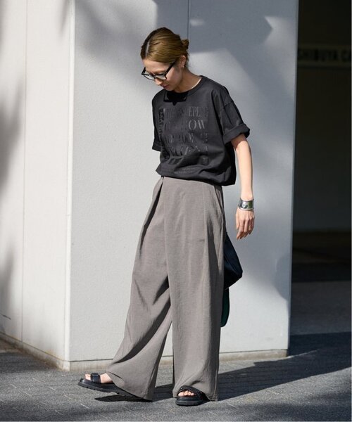 FRAMeWORK（フレームワーク）の「≪WEB限定 / 追加≫PRINT TEE（Tシャツ/カットソー・レディース・カーキ/ネイビー/チャコールグレー・FREE）」の22枚目の写真