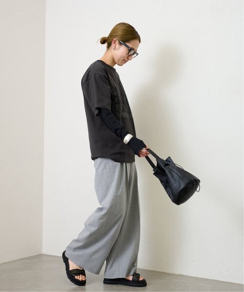 FRAMeWORK（フレームワーク）の「≪WEB限定 / 追加≫PRINT TEE（Tシャツ/カットソー・レディース・カーキ/ネイビー/チャコールグレー・FREE）」の13枚目の写真