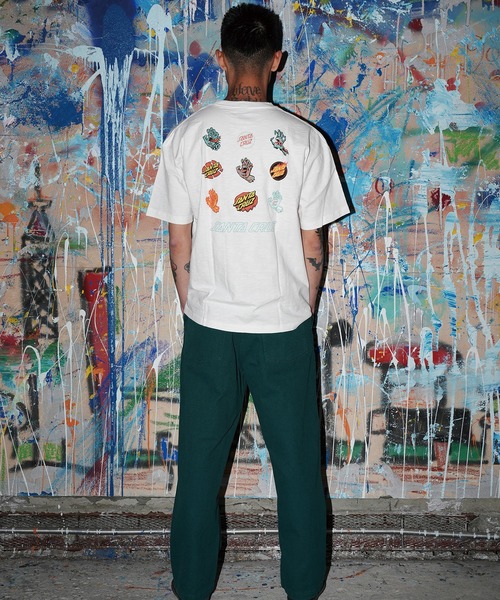 SANTA CRUZ(サンタクルーズ)の「【ムラサキスポーツ限定】SANTA CRUZ サンタクルーズ 半袖 Tシャツ BINGO HAND S/S TEE 502263411(Tシャツ/カットソー・メンズ・ブラック/ホワイト・XL/L/M)」の4枚目の写真
