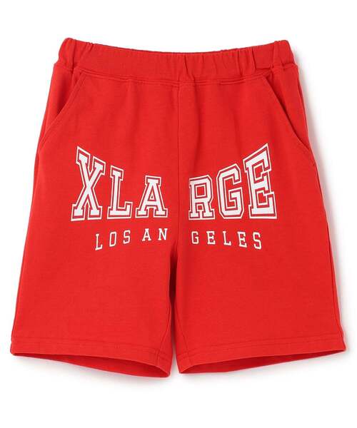 XLARGE KIDS（エクストララージキッズ）の「【人気商品再入荷】【直営店で取り扱い無し】フロントロゴショーツ（その他パンツ・キッズ・グリーン/レッド/ブラック・90cm/140cm/110cm）」の3枚目の写真