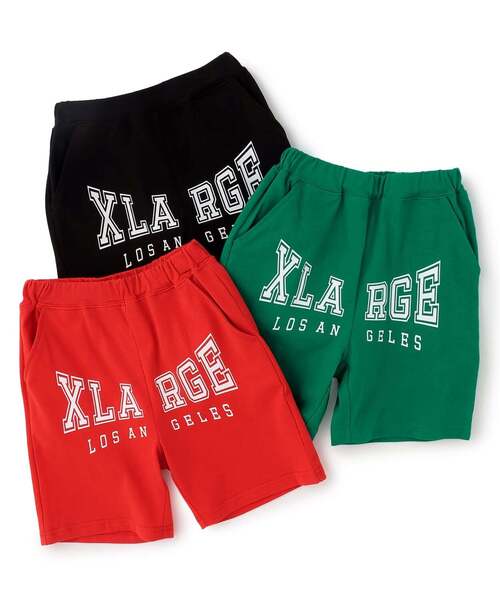 XLARGE KIDS(エクストララージキッズ)の「【人気商品再入荷】【直営店で取り扱い無し】フロントロゴショーツ(その他パンツ・キッズ・グリーン/レッド/ブラック・90cm/140cm/110cm/130cm/100cm/120cm)」の5枚目の写真