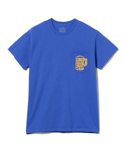 THE DAY(ザデイ)の「【別注】THE DAY ON THE BEACH / Pocket T-Shirt(Tシャツ/カットソー・メンズ・ブルー・X-LARGE/LARGE)」の10枚目の写真