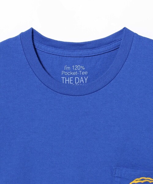 THE DAY(ザデイ)の「【別注】THE DAY ON THE BEACH / Pocket T-Shirt(Tシャツ/カットソー・メンズ・ブルー・X-LARGE/LARGE)」の9枚目の写真