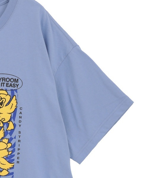 Candy Stripper(キャンディストリッパー)の「CHAOTIC CANDYS BIG Tシャツ(Tシャツ/カットソー・レディース・ブラック/ブルー/オフホワイト・FREE)」の10枚目の写真