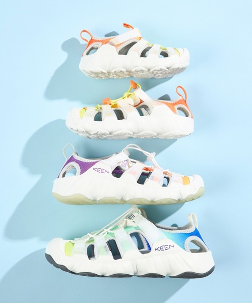 KEEN(キーン)の「【限定展開】HYPERPORT H2 / ハイパーポート エイチツー / キッズ サンダル(サンダル・キッズ・ホワイト系その他・19.5cm/18.5cm/18cm/17cm/16cm/15cm)」の2枚目の写真