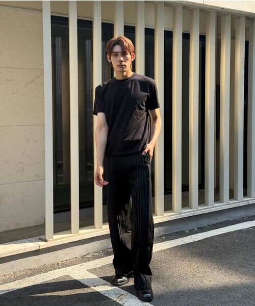 SENTAIR(センテア)の「エッセンシャルマッスルフィットクロップ半袖Tシャツ_ブラック(Tシャツ/カットソー・メンズ・その他・46/48/50)」の18枚目の写真