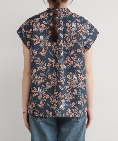 NOMBRE IMPAIR(ノンブルアンペール)の「キンモクセイPT スキッパーフレンチブラウス(シャツ/ブラウス・レディース・ネイビー/グリーン・FREE)」の21枚目の写真