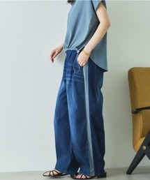 【マイナス3℃デニム】サイドラインバレルパンツ