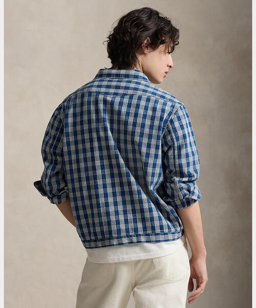 POLO RALPH LAUREN（ポロ ラルフ ローレン）の「クラシック フィット チェック オックスフォード オーバーシャツ（シャツ/ブラウス・メンズ・ナチュラル・L/M/S）」の4枚目の写真