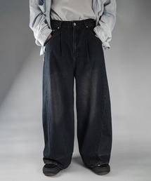Mr.creape（ミスタークリエイプ）の「【MC25】【Mr.creape/ミスター・クリエイプ】Washed Wide-Leg Baggy Denim（デニムパンツ）」