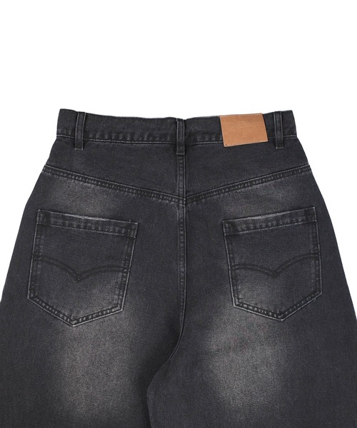 Mr.creape(ミスタークリエイプ)の「【MC25】【Mr.creape/ミスター・クリエイプ】Washed Wide-Leg Baggy Denim(デニムパンツ・メンズ・ブラック/ブルー・LARGE/MEDIUM/SMALL)」の19枚目の写真