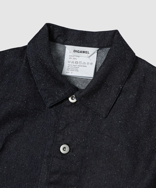 DIGAWEL(ディガウェル)の「Jean jacket(デニムジャケット・メンズ・ネイビー・2)」の4枚目の写真