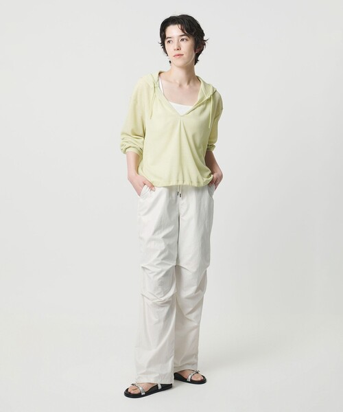 MARW UNITED ARROWS(マルゥ ユナイテッドアローズ)の「<MARW UNITED ARROWS>パラシュート パンツ WHITE 撥水(その他パンツ・レディース・ホワイト・36/38)」の3枚目の写真