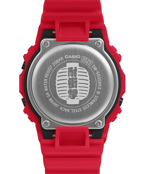 G-SHOCK(ジーショック)の「赤提灯 / DW-5600AKA-4JR(デジタル腕時計・メンズ・レッド・FREE)」の6枚目の写真