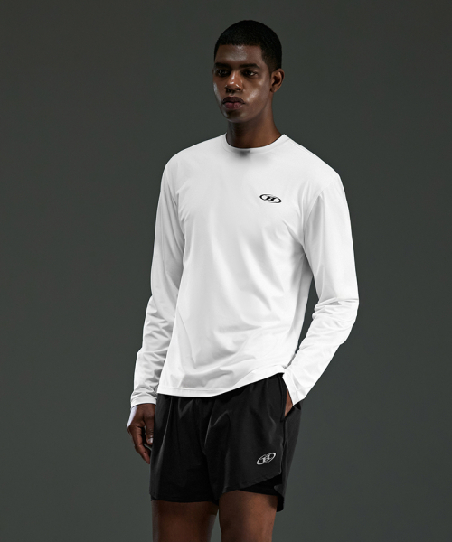 SYMBOL B COOLEVER LONG SLEEVE [WHITE]（Tシャツ/カットソー）｜BORN 