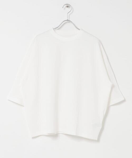 かぐれ（カグレ）の「ワイドTシャツ（Tシャツ/カットソー・レディース・イエロー系その他/オフホワイト/ネイビー・FREE）」の11枚目の写真