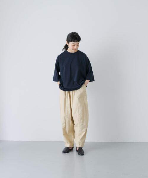 かぐれ（カグレ）の「ワイドTシャツ（Tシャツ/カットソー・レディース・イエロー系その他/オフホワイト/ネイビー・FREE）」の19枚目の写真