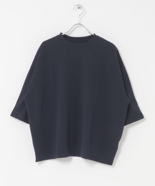 かぐれ（カグレ）の「ワイドTシャツ（Tシャツ/カットソー・レディース・イエロー系その他/オフホワイト/ネイビー・FREE）」の6枚目の写真