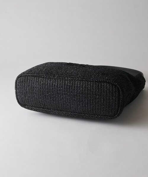 russet(ラシット)の「ナイロンラフィアワンショルダーバッグ(ショルダーバッグ・レディース・ブラック/ダークブラウン/アイボリー・FREE)」の18枚目の写真